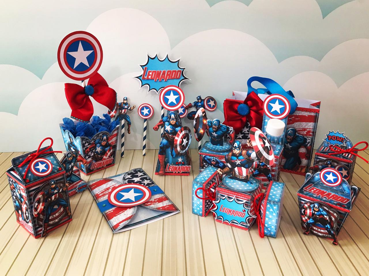 Pack de Capitan America Personalizadas