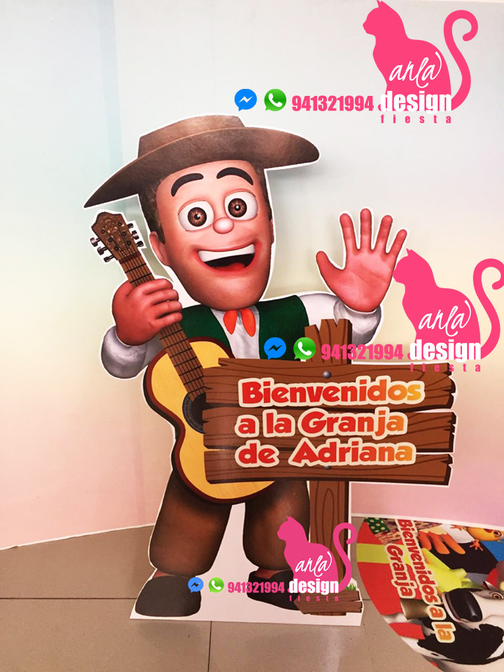 Letrero Bienvenidos a la Granja de Zenon Personalizado