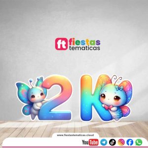 Transforma la decoración de tu fiesta con nuestras Letras números de la temática Mariposas. Creadas con un acabado impecable, son el elemento perfecto para destacar en la mesa principal, la entrada del evento o como el fondo ideal para las fotos de recuerdo.