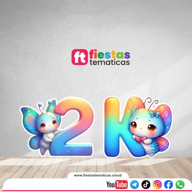 Transforma la decoración de tu fiesta con nuestras Letras números de la temática Mariposas. Creadas con un acabado impecable, son el elemento perfecto para destacar en la mesa principal, la entrada del evento o como el fondo ideal para las fotos de recuerdo.