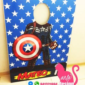 Photocall Capitan America Personalizado