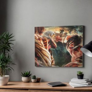 Póster Anime Attack on Titan en Foam Board