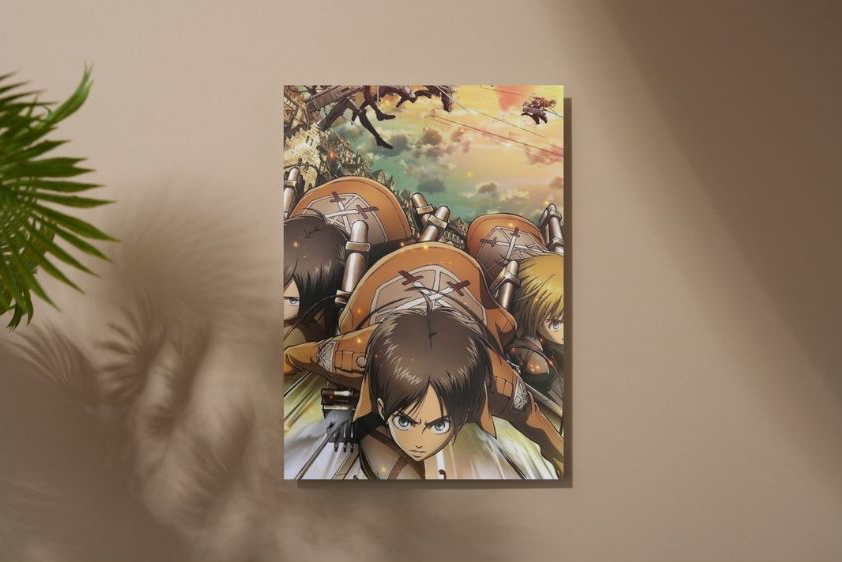 Póster Anime Attack on Titan en Foam Board - Image 3