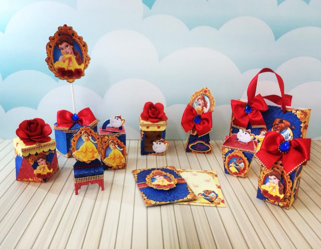 Pack de La Bella y la Bestia Personalizadas