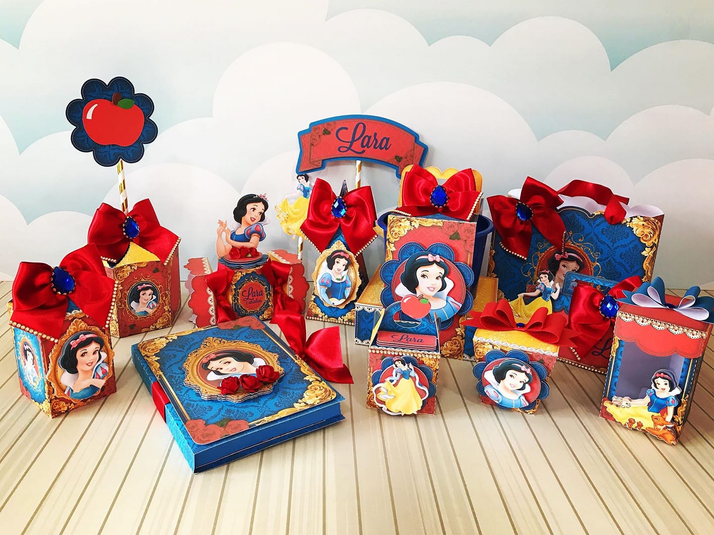 Pack de Blancanieves Cajitas Personalizadas