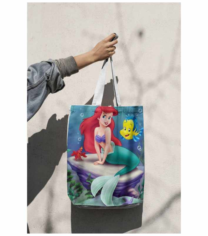 Bolsas Sublimadas de La Sirenita Personalizadas