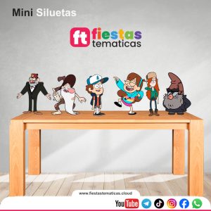 Mini Siluetas de Gravity Falls