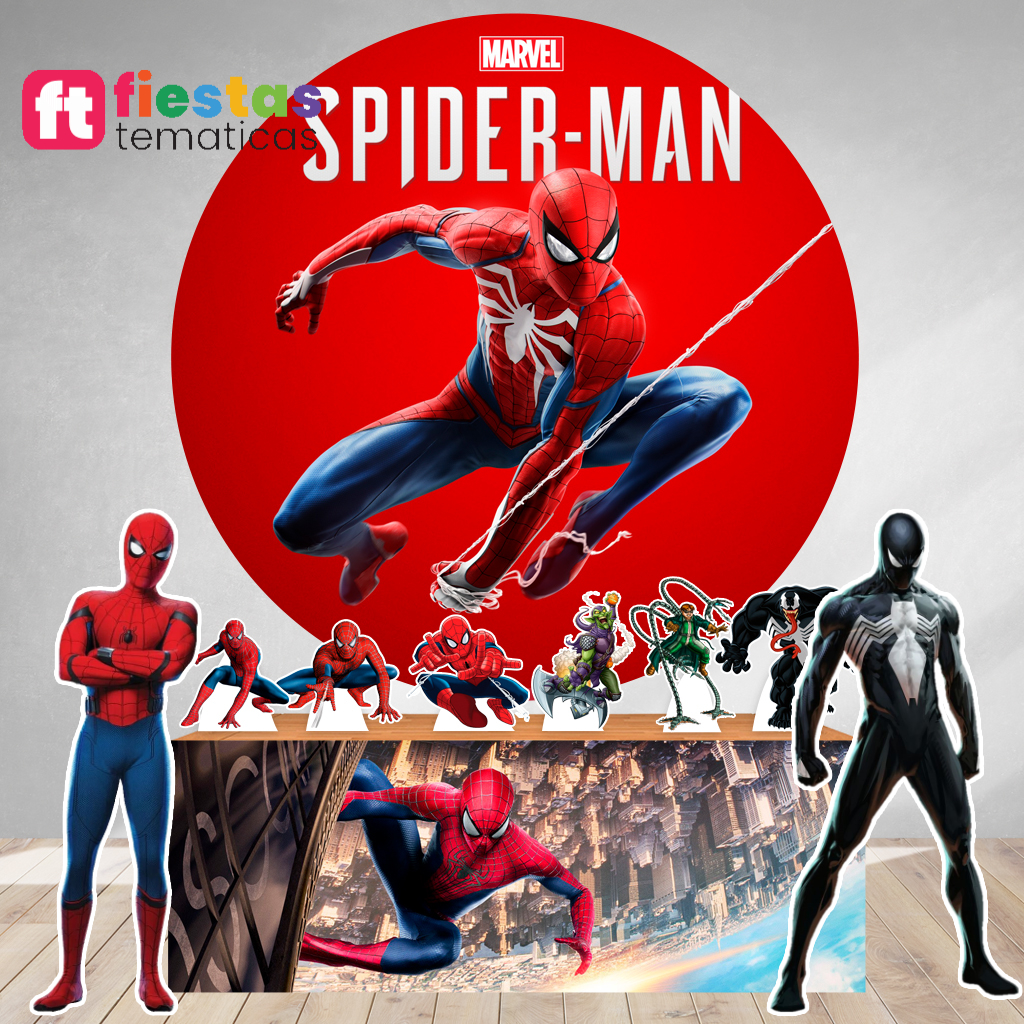 Pack Banner Spiderman Personalizado
