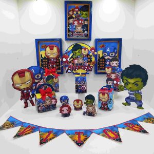 Pack de Avengers Cajitas Personalizadas
