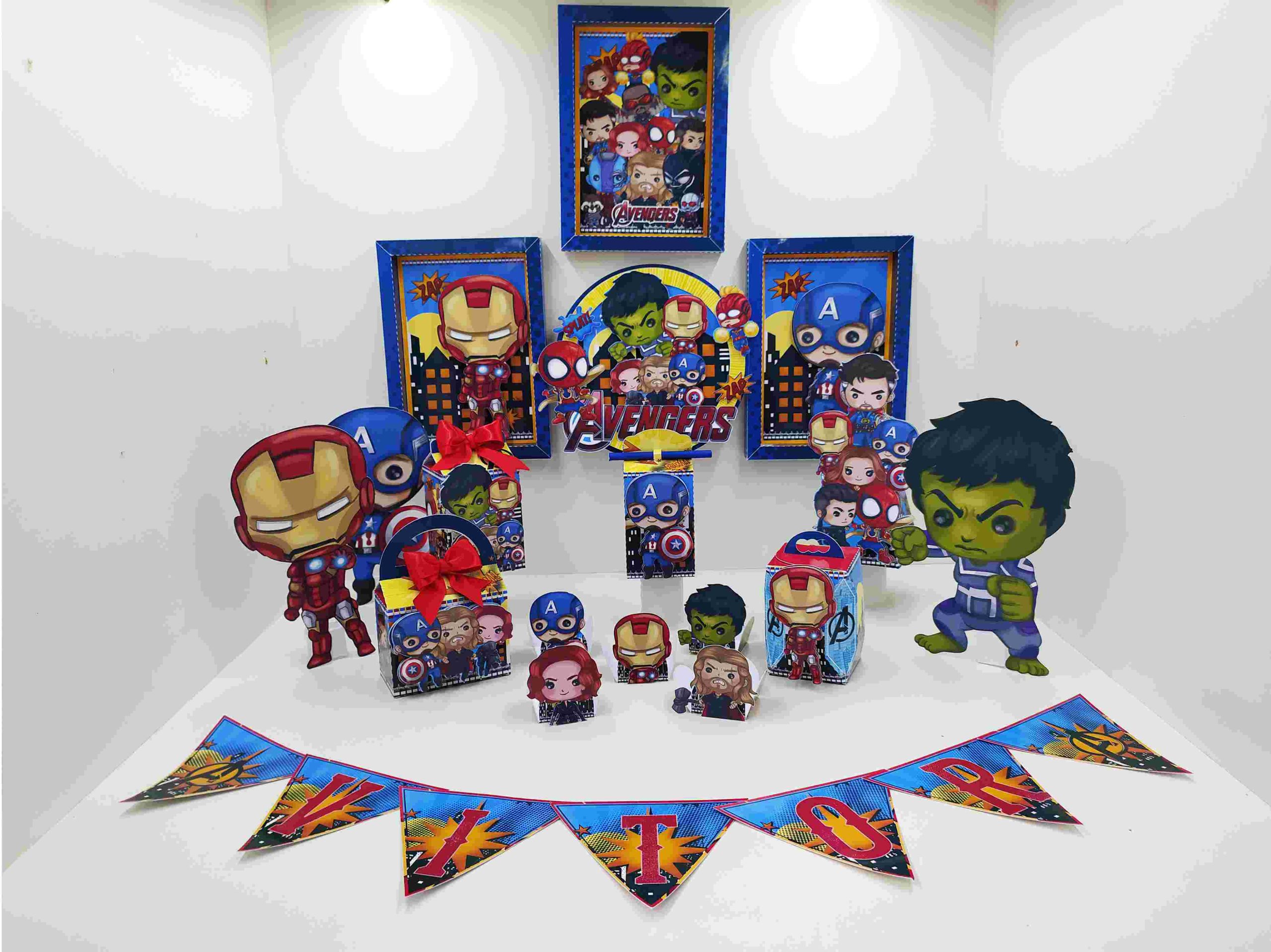 Pack de Avengers Cajitas Personalizadas