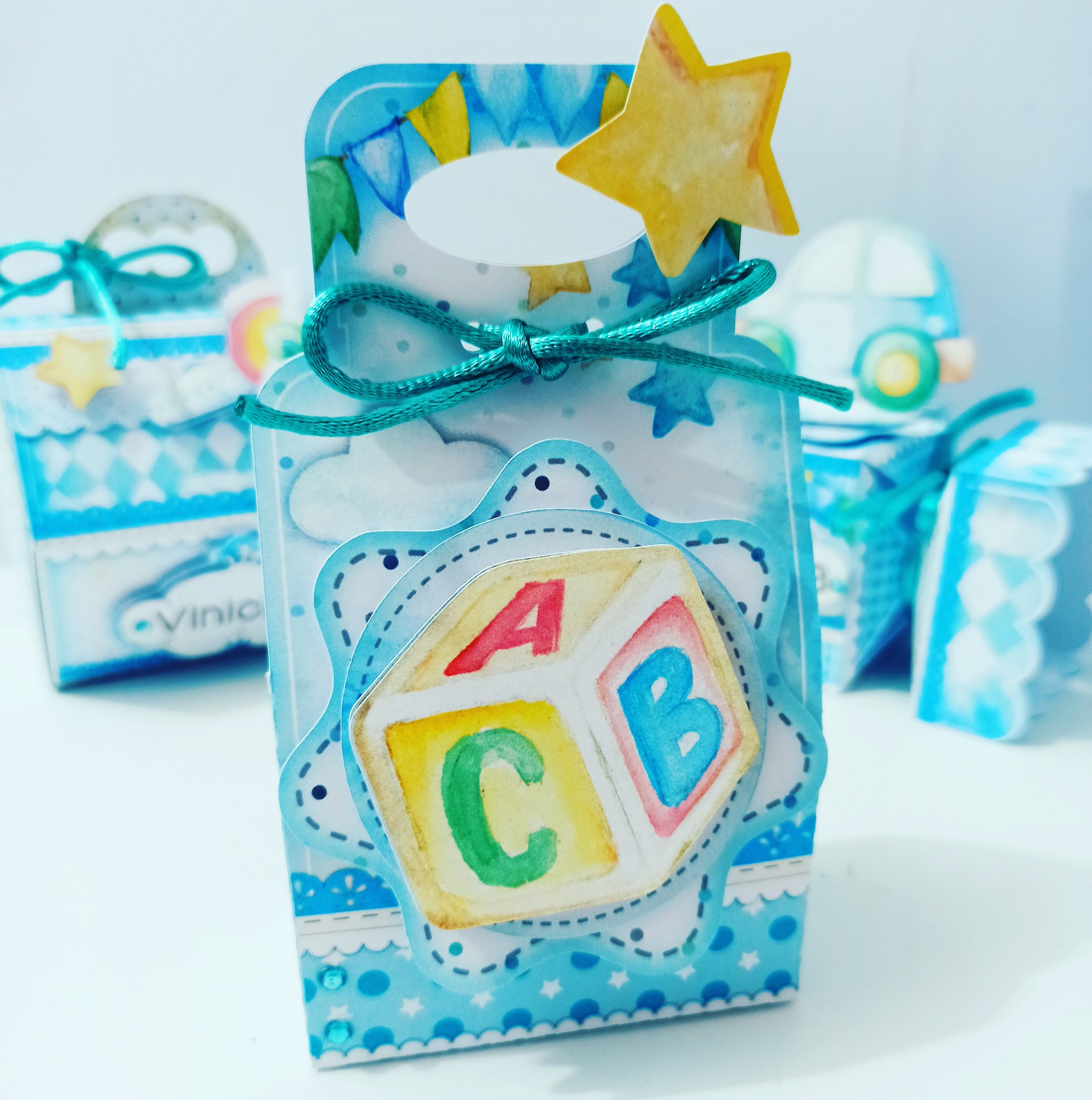 Pack de baby shower niño Cajitas Personalizadas - Image 8