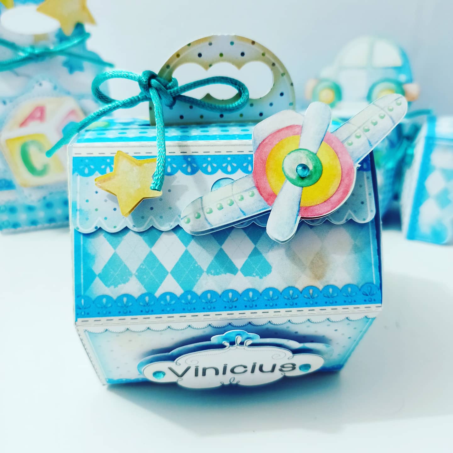 Pack de baby shower niño Cajitas Personalizadas - Image 9