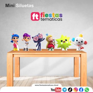 Mini Siluetas de Vera y el Reino Arcoíris