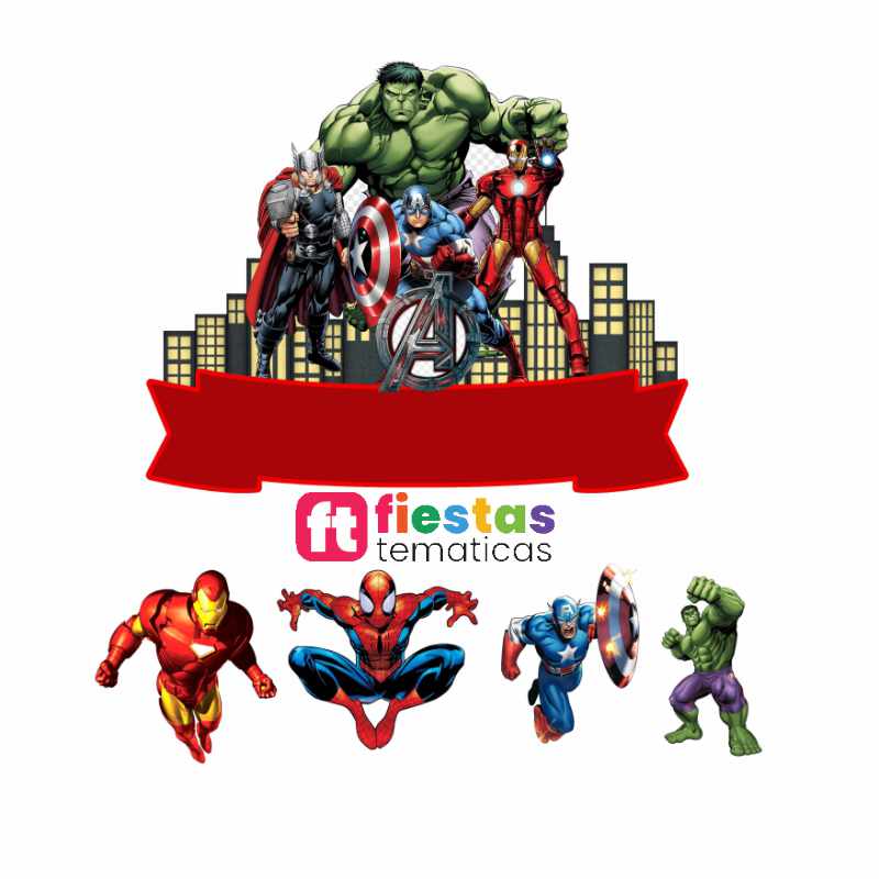✨ Pack de Toppers Personalizados de Avengers – Alto Relieve Premium ✨ ¿Quieres que tu torta sea el centro de todas las miradas? Nuestro Pack de Toppers Personalizados es la solución perfecta para transformar un pastel sencillo en una verdadera obra de arte decorativa.