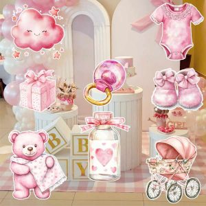 Kit de Siluetas Baby Shower Osita