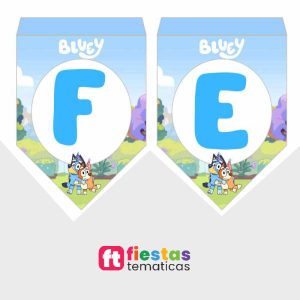 En los detalles está la verdadera magia de una fiesta inolvidable. Dale ese toque especial y exclusivo a tu celebración con nuestro banderín de cumpleaños personalizado de Bluey, diseñado con acabado profesional para sorprender al festejado y a todos tus invitados.
