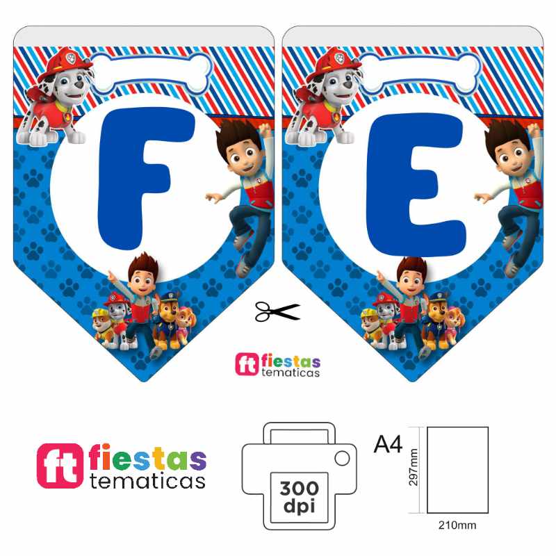 Dale un toque especial a tu fiesta con nuestro Banderín Patrulla Canina "Feliz Cumpleaños" ¿Estás buscando la decoración perfecta para celebrar un cumpleaños inolvidable? Nuestro banderín temático con el texto "Feliz Cumpleaños" es el elemento infaltable para transformar cualquier espacio de manera rápida y linda.