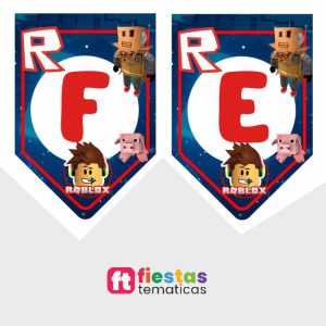 En los detalles está la verdadera magia de una fiesta inolvidable. Dale ese toque especial y exclusivo a tu celebración con nuestro banderín de cumpleaños personalizado de Roblox, diseñado con acabado profesional para sorprender al festejado y a todos tus invitados.