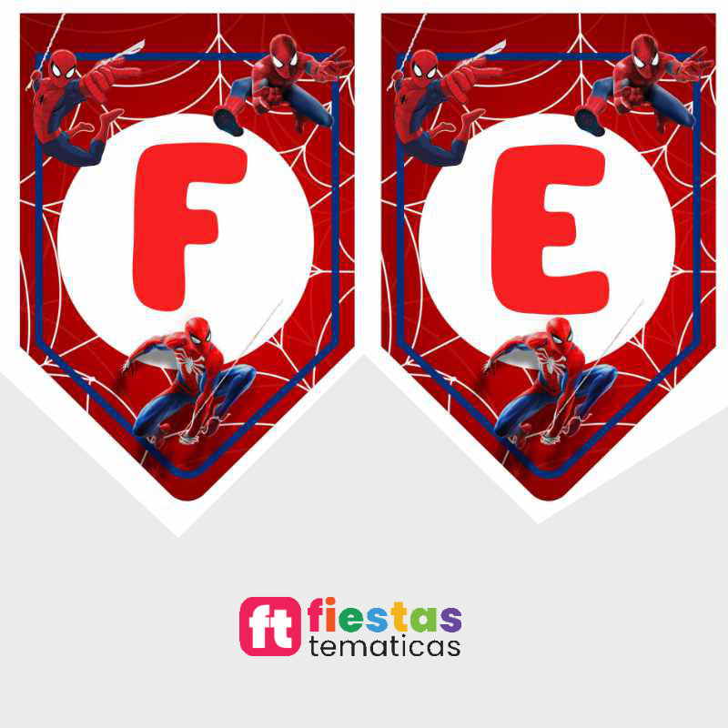 En los detalles está la verdadera magia de una fiesta inolvidable. Dale ese toque especial y exclusivo a tu celebración con nuestro banderín de cumpleaños personalizado de Spiderman, diseñado con acabado profesional para sorprender al festejado y a todos tus invitados.
