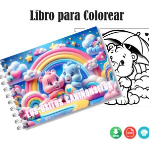 Libro para Colorear de Los ositos cariñositos en formato PDF