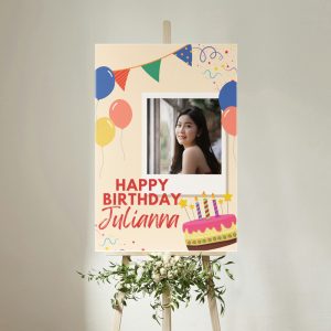 Cuadro de Feliz Cumpleaños Personalizado M4