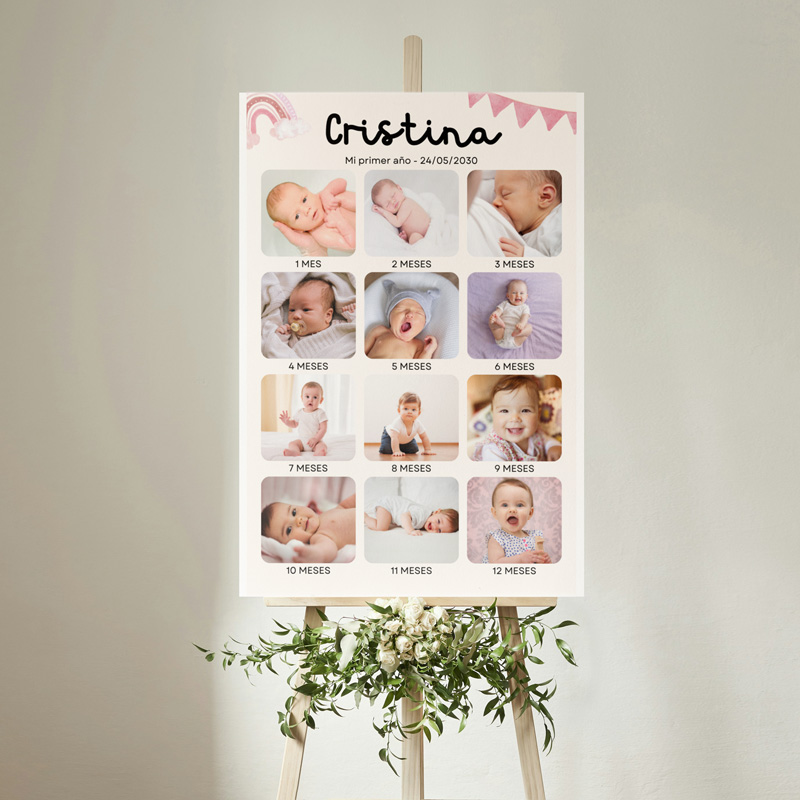 Cuadro de Collage de Fotos Personalizados- modelo 2