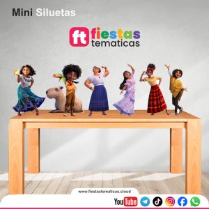 Haz que tu evento destaque con nuestras Mini Siluetas de Encanto para su Decoración. Si buscas una decoración que marque la diferencia, nuestras mini siluetas de 20 cm son la solución perfecta. Olvídate de los adornos de cartón que se doblan o pierden color; en Fiestas Tematicas apostamos por la calidad profesional.