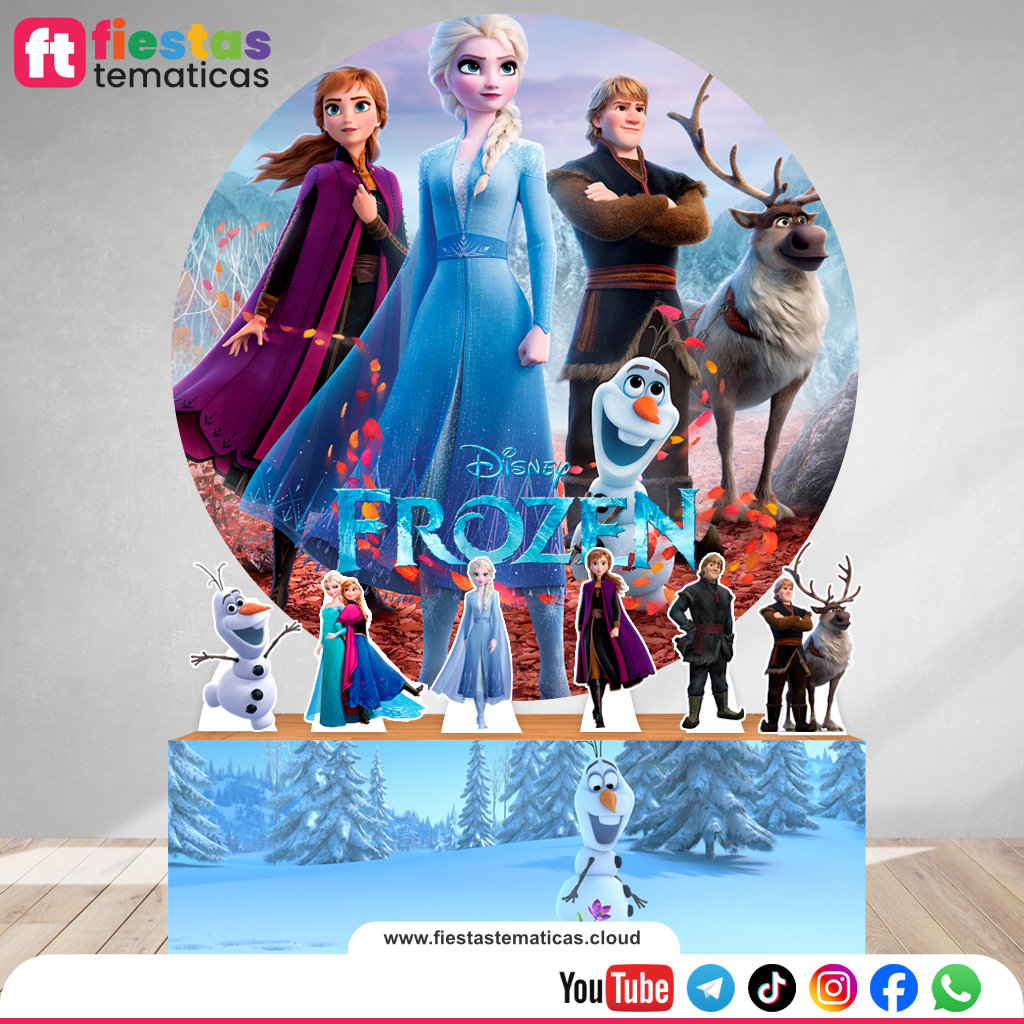 Pack Banner Frozen Personalizado