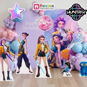 Kit de Siluetas de Las guerreras K-pop