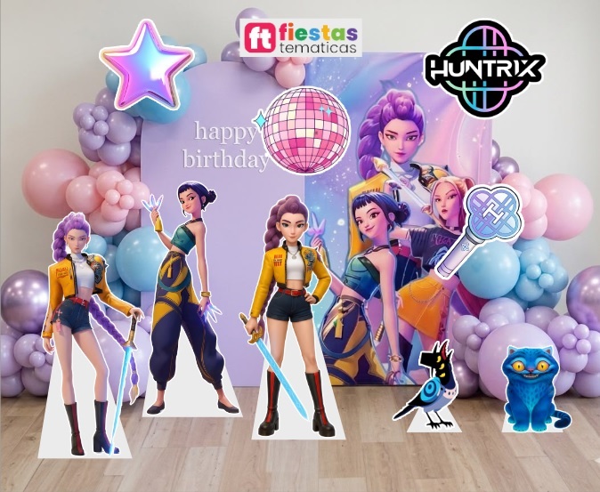 Kit de Siluetas de Las guerreras K-pop