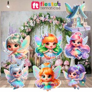 Kit de Siluetas de Hadas de Jardin