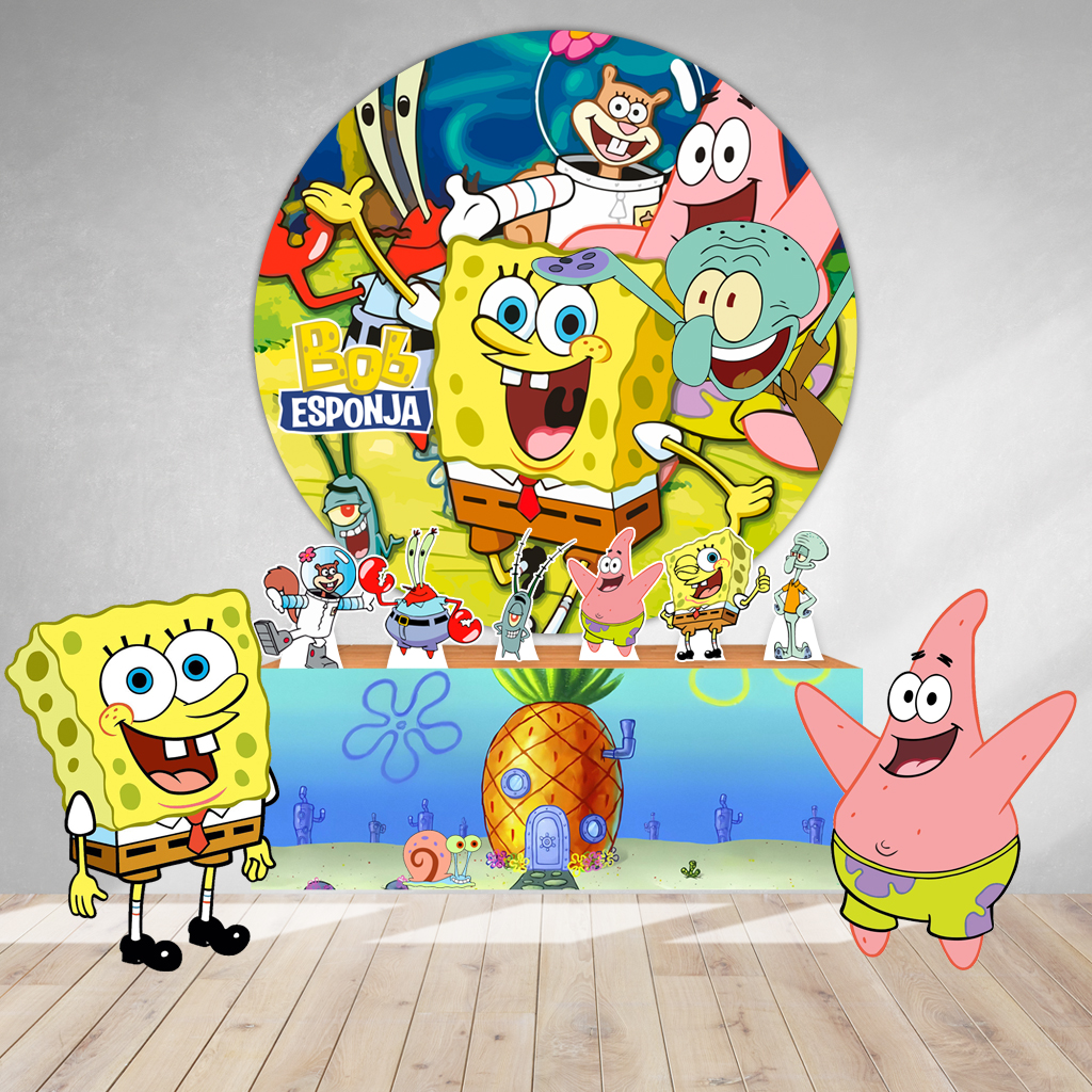 Pack Banner Bob Esponja Personalizado