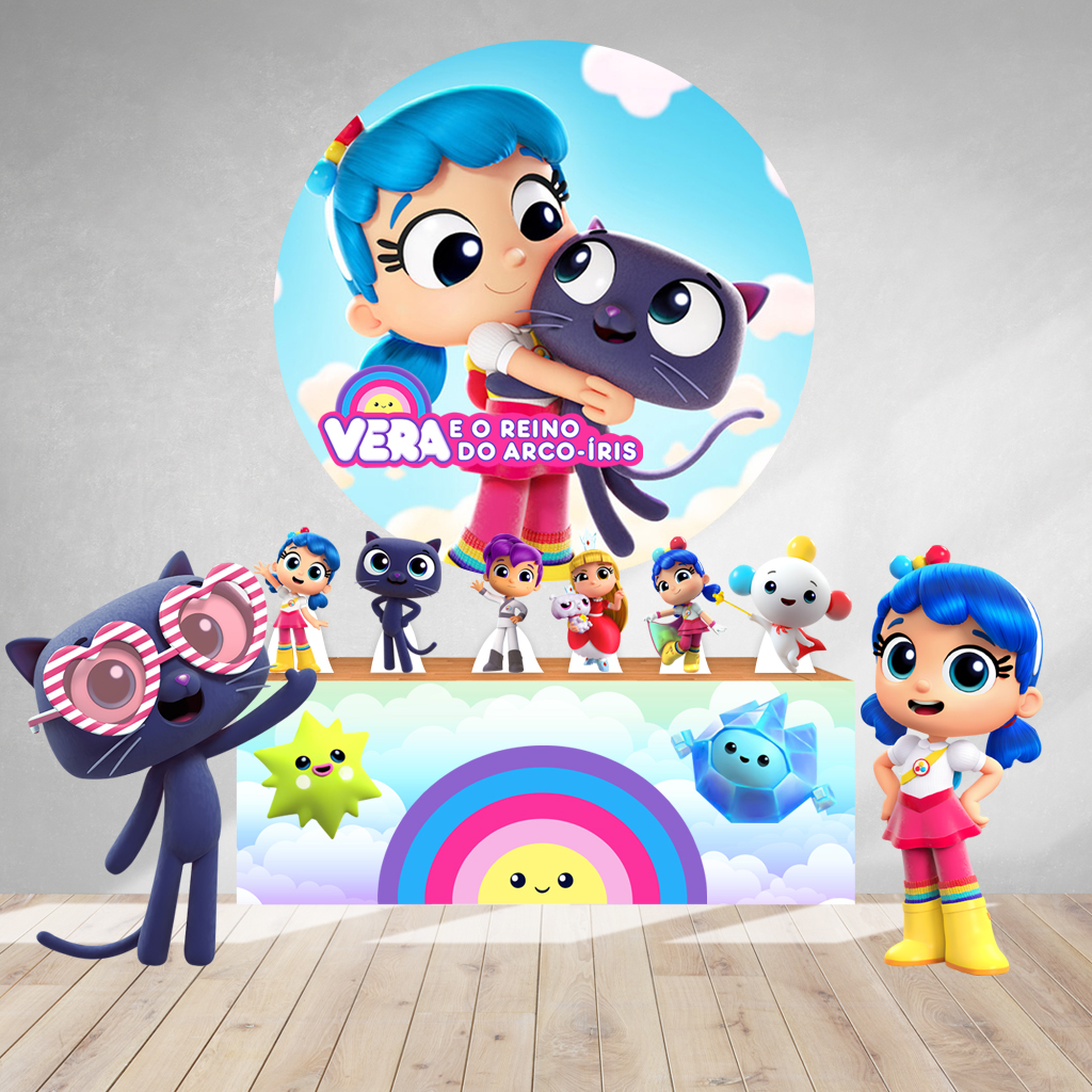 Pack Banner Vera y el Reino Arcoíris Personalizado