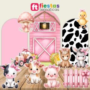 Kit de Siluetas La granja Niña