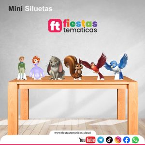 Mini Siluetas de Princesita Sofía