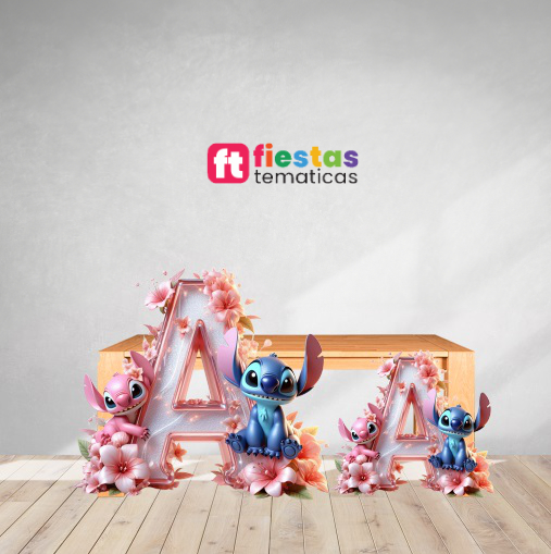 Dale un toque único y divertido a tu fiesta con nuestras letras en vinil y foam de Lilo y Stitch, perfectas para decorar mesas, fondos y espacios especiales. Puedes elegir la inicial del cumpleañero y personalizarla en dos tamaños: 70 cm o 1 m de altura, ambas con soporte firme para mantenerse en pie durante todo el evento.