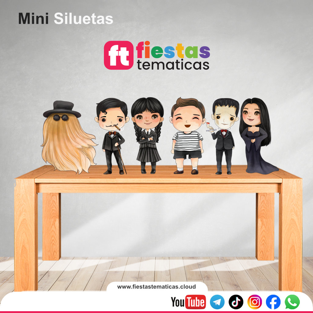 Si buscas una decoración que marque la diferencia, nuestras mini siluetas de 20 cm son la solución perfecta. Olvídate de los adornos de cartón que se doblan o pierden color; en Fiestas Tematicas apostamos por la calidad profesional.