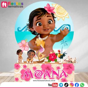 Pack Banner Moana baby Personalizado