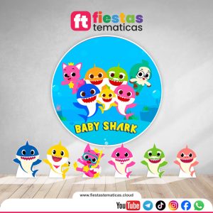 Pack en Vinil Baby Shark Personalizado