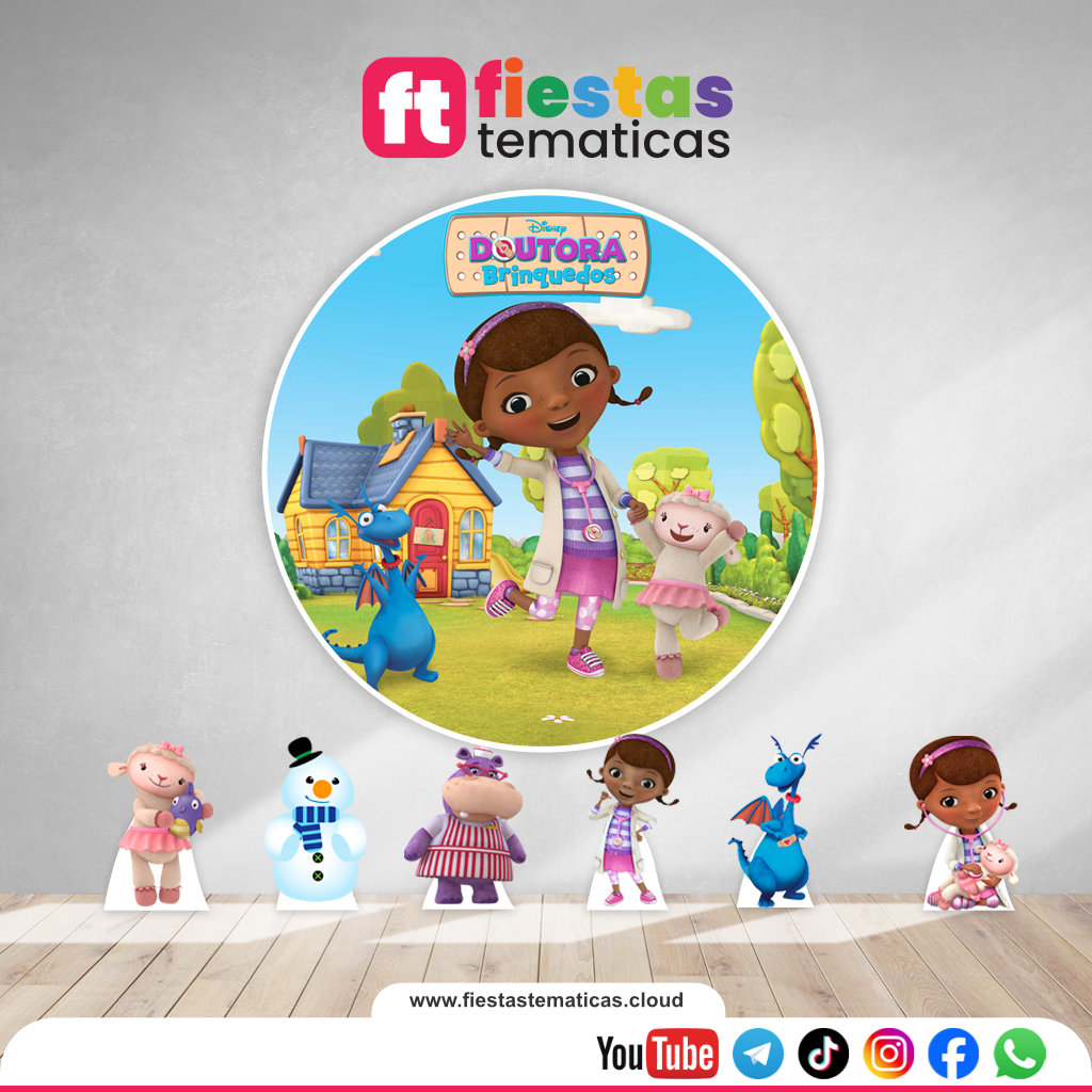 Pack en Vinil Doctora Juguetes Personalizado