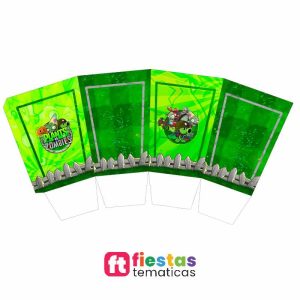 🍿 Cajitas de Pop Corn Personalizadas Plants vs. Zombies para Fiestas y Eventos Haz que tu mesa de dulces destaque con estas espectaculares cajitas de pop corn diseñadas especialmente para tu celebración. Son el recuerdo perfecto y un elemento decorativo que a niños y adultos les encantará.
