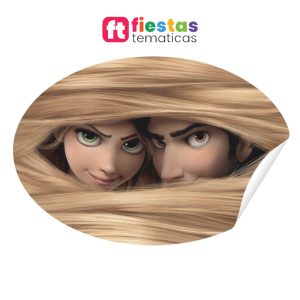 Vinil para Piso Rapunzel Personalizado