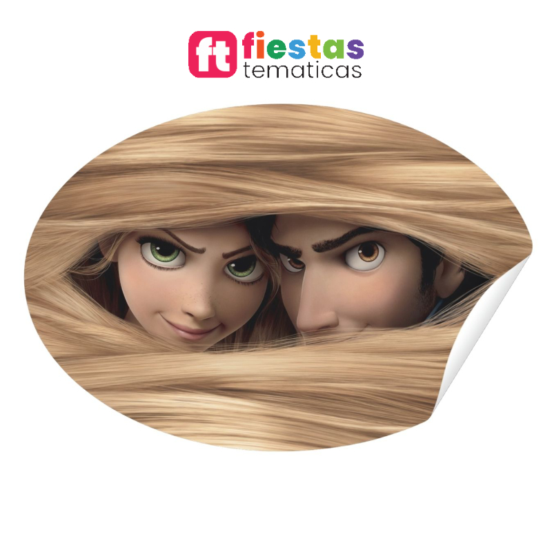 Vinil para Piso Rapunzel Personalizado