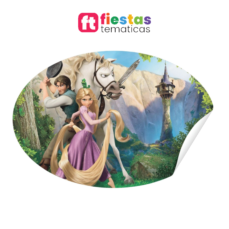 Vinil para Piso Rapunzel Personalizado - Image 2