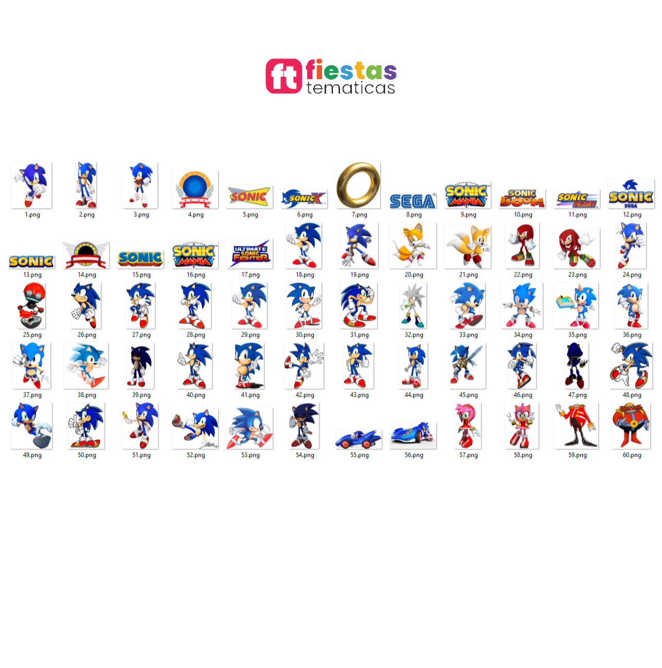 Kit de Siluetas La granja Sonic - Image 2