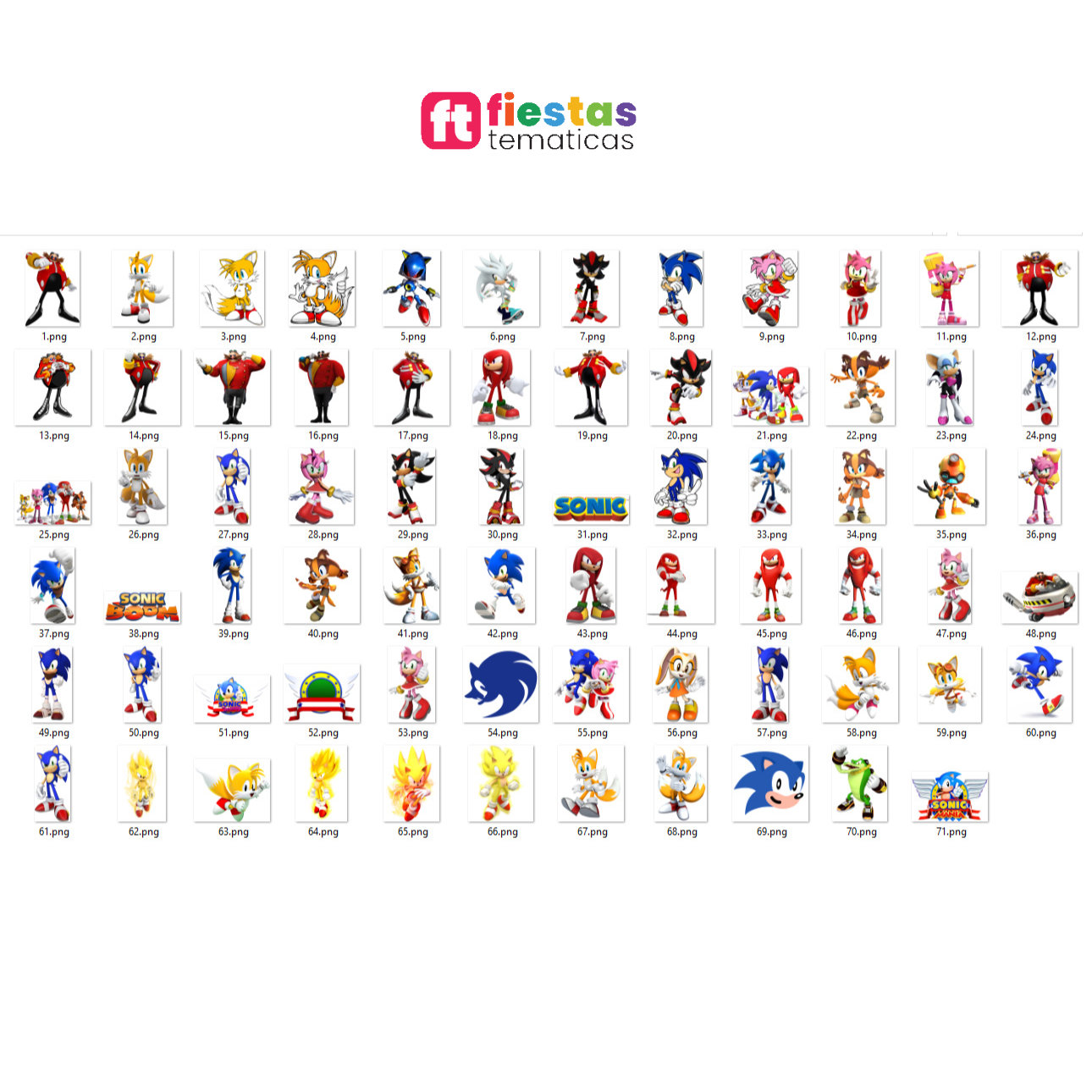 Kit de Siluetas La granja Sonic - Image 3