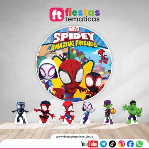 Pack en Vinil Spidey y sus Sorprendentes Amigos Personalizado