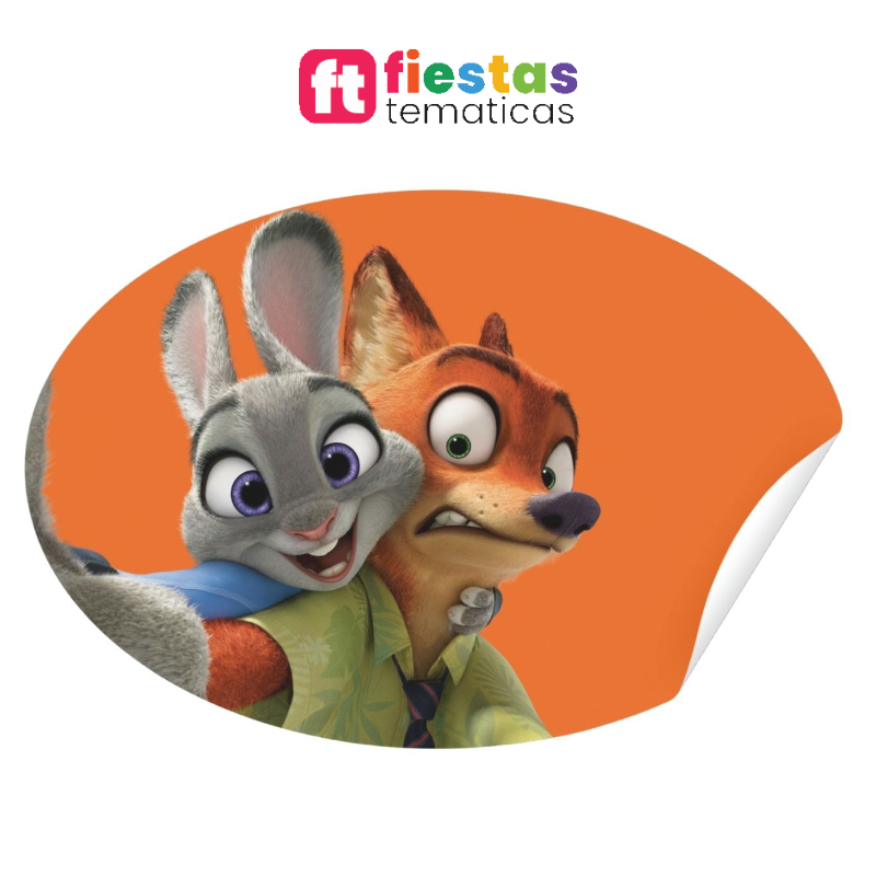 Vinil para Piso Zootopia Personalizado