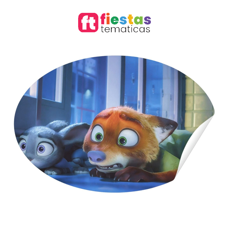 Vinil para Piso Zootopia Personalizado - Image 2