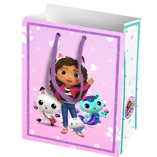 ¡Sorprende a tus invitados desde el primer momento! Las bolsitas para dulces personalizadas de La Casa de Muñecas de Gabby son el recuerdo ideal para cerrar con broche de oro cualquier cumpleaños, aniversario o celebración temática.